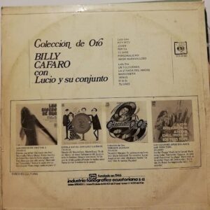 Disco de Vinilo Billy Cofaro - Coleccion De Oro Billy Cofaro Con Lucio Y Su Conjunto Vinyl Record