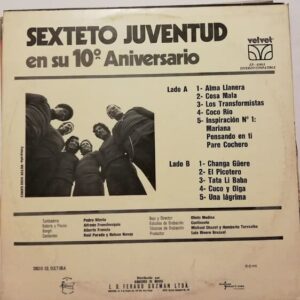Disco de Vinilo Sexteto Juventud - En Su 10 Aniversario Vinyl Record