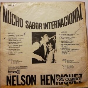 Disco de Vinilo Nelson Enriquez - Mucho Sabor Internacional Vinyl Record