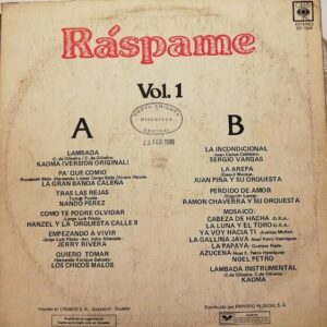 Disco de Vinilo Varios - Raspame Vol.1 Vinyl Record