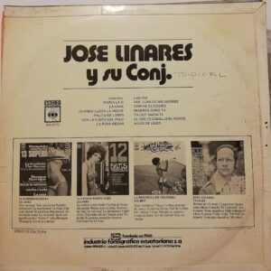 Disco de Vinilo Jose Linares - Jose Linares Y Su Conjunto Vinyl Record