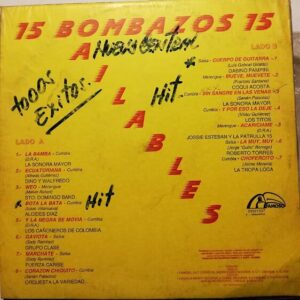 Disco de Vinilo Varios - 15 Bombazos Bailables Vinyl Record