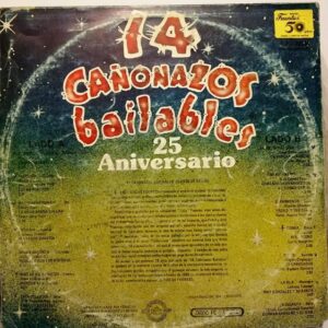 Disco de Vinilo Varios - 14 Cañonazos Bailables Vol 25 Vinyl Record
