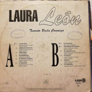 Disco de Vinilo Laura Leon - Tesorito Baila Conmigo Vinyl Record