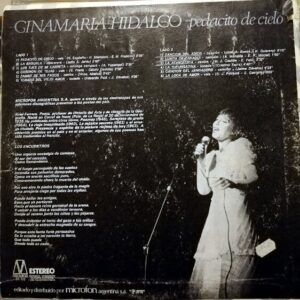 Disco de Vinilo Gina María Hidalgo - Pedacito De Cielo Vinyl Record