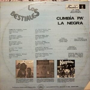 Disco de Vinilo Los Bestiales - Cumbia Pa La Negra Vinyl Record