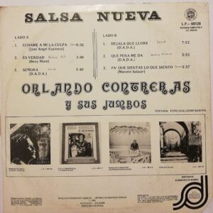 Disco de Vinilo Orlando Contreras - Salsa Nueva Vinyl Record