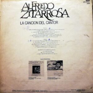 Disco de Vinilo Alfredo Zitarrosa - La Canción Del Cantor Vinyl Record