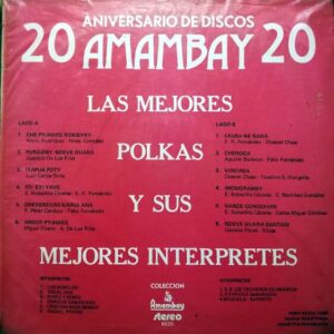 Disco de Vinilo Amambay - Las Mejores Polkas Y Sus Mejores Interpretes Vinyl Record