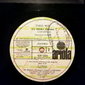 Disco de Vinilo Caifanes - La Negra Tomasa Vinyl Record