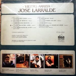 Disco de Vinilo José Larralde  - Viento Arriba Vinyl Record