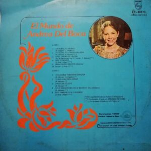 Disco de Vinilo Andrea Del Boca - El Mundo De Andrea Del Boca Vinyl Record