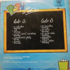 Disco de Vinilo Popy - Popy A Estudiar Vinyl Record