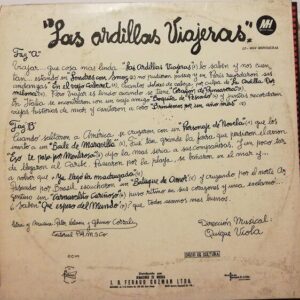 Disco de Vinilo Las Ardillas Viajeras - Las Ardillas Viajeras Vinyl Record