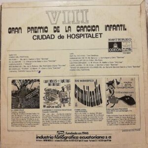 Disco de Vinilo Varios - Viii Gran Premio De La Cacion Infantil "Ciudad De Hospitalet" Vinyl Record