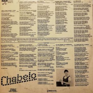Disco de Vinilo Chabelo - Chabelo Vinyl Record