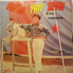 Disco de Vinilo Augusto "Pato" Terán - El Tigre Rock Vinyl Record