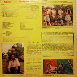 Disco de Vinilo Augusto "Pato" Terán - El Tigre Rock Vinyl Record