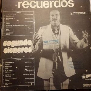 Disco de Vinilo Segundo Cisneros - Recuerdos Vinyl Record