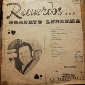 Disco de Vinilo Roberto Ledesma - Recuerdos Vinyl Record