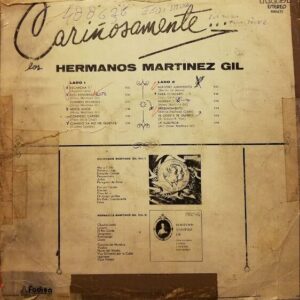 Disco de Vinilo Los Hermanos Martinez Gil - Cariñosamente Vinyl Record