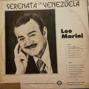 Disco de Vinilo Leo Marini - Serenata En Venezuela Vinyl Record
