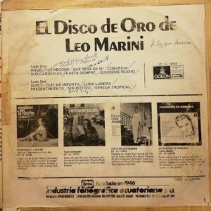 Disco de Vinilo Leo Marini - El Disco De Oro De Leo Marini Vinyl Record