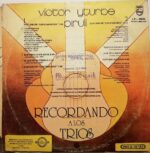 Disco de Vinilo Victor Yturbe "Piruli"  - Recordando A Los Trios Vinyl Record