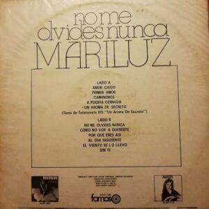 Disco de Vinilo Mariluz - No Me Olvides Nunca Vinyl Record