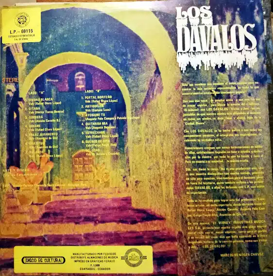 Disco de Vinilo Los Dávalos - Los Dávalos Vinyl Record