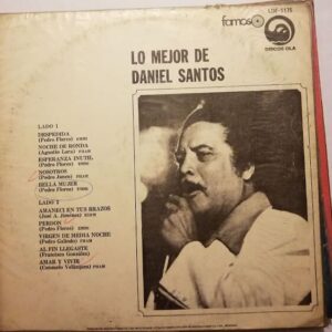 Disco de Vinilo Daniel Santos - Lo Mejor De Daniel Santos Vinyl Record