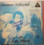 Disco de Vinilo Luis Alfredo - Cancionero Sentimental Con Luis Alfredo Vinyl Record