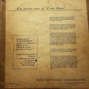 Disco de Vinilo Lucho Gática - Grandes Exitos De Lucho Gática Vinyl Record