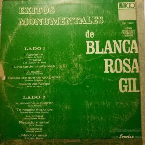 Disco de Vinilo Blanca Rosa Gil - Exitos Monumentales De Blanca Rosa Gil Vinyl Record