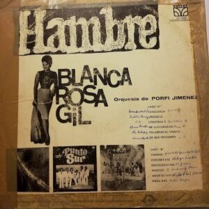Disco de Vinilo Blanca Rosa Gil - Hambre Vinyl Record
