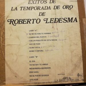 Disco de Vinilo Roberto Ledesma - Exitos De La Temporada De Oro De Roberto Ledesma Vinyl Record