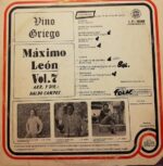 Disco de Vinilo Máximo Leon - Vino Griego Vinyl Record