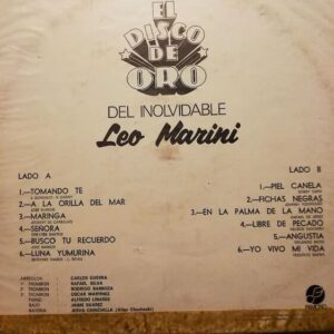 Disco de Vinilo Leo Marini - El Disco De Oro Del Inolvidable Leo Marini Vinyl Record