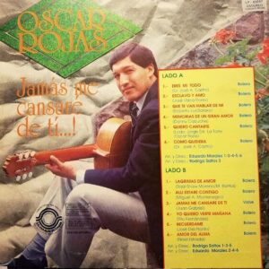 Disco de Vinilo Oscar Rojas  - Jamás Me Olvidaré De Ti Vinyl Record