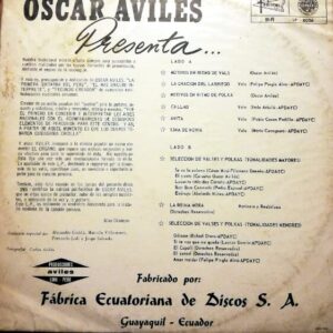 Disco de Vinilo Oscar Aviles - Oscar Aviles Presenta... Vinyl Record