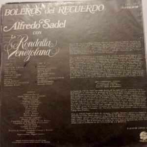 Disco de Vinilo Alfredo Sadel - Boleros Del Recuerdo Vinyl Record