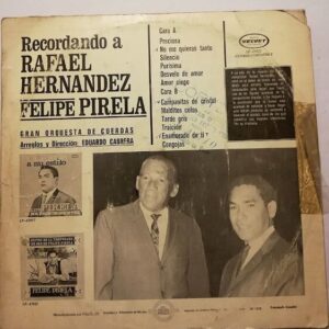 Disco de Vinilo Felipe Pirela - Recordando A Rafael Hernandez Vinyl Record