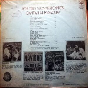 Disco de Vinilo Los Tres Sudamericanos - Los Tres Sudamericanos Cantan Al Paraguay Vinyl Record
