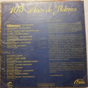 Disco de Vinilo Varios - Los 103 Años Del Bolero Vinyl Record