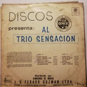 Disco de Vinilo Trio Sensación - Discos Onix Presenta Al Trio Sensación Vinyl Record