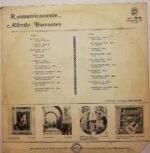 Disco de Vinilo Alfredo Barrantes - Romanticamente Vinyl Record