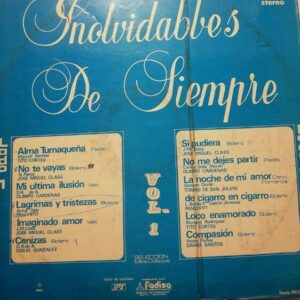 Disco de Vinilo Varios - Inolvidables De Siempre Vinyl Record
