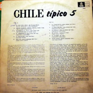 Disco de Vinilo Chile Tipico - Chile Tipico Vol. 5 Vinyl Record
