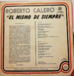 Disco de Vinilo Roberto Calero  - El Mismo De Siempre Vinyl Record
