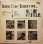 Disco de Vinilo Orlando Contreras - Boleros, Ritmo Y Romance Con... Orlando Contreras Vinyl Record